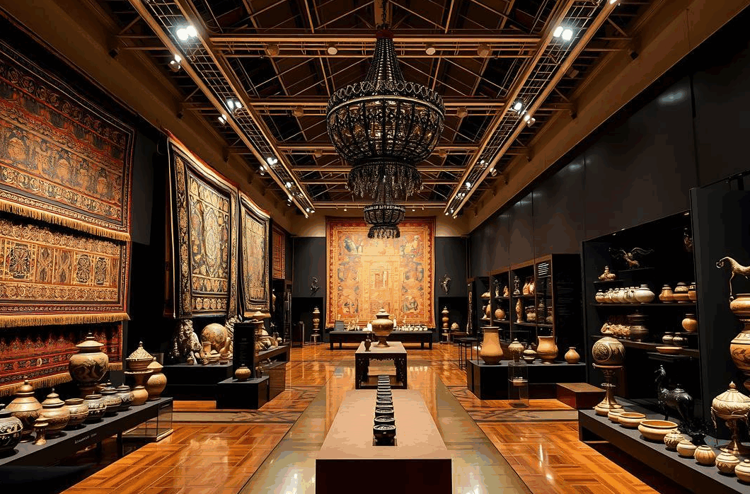 展厅设计施工：灯光如何唤醒展品的材质语言